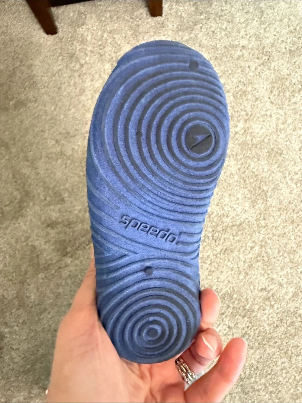 Speedo Toddler Black & Blue Water Shoes